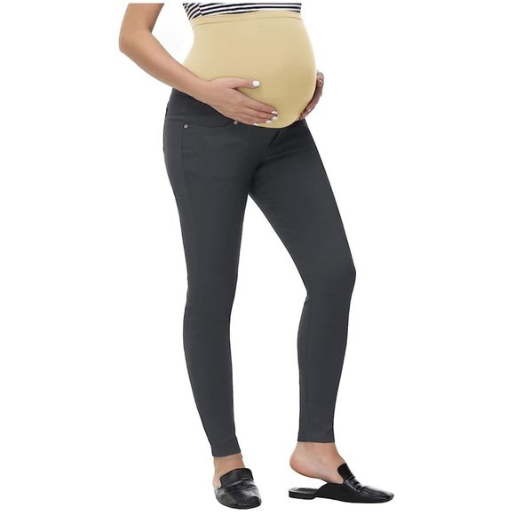 Maacie Maternity Casual Elastic 'Secret Fit' Skinny Pants M *NWT* - Picture 1 of 7